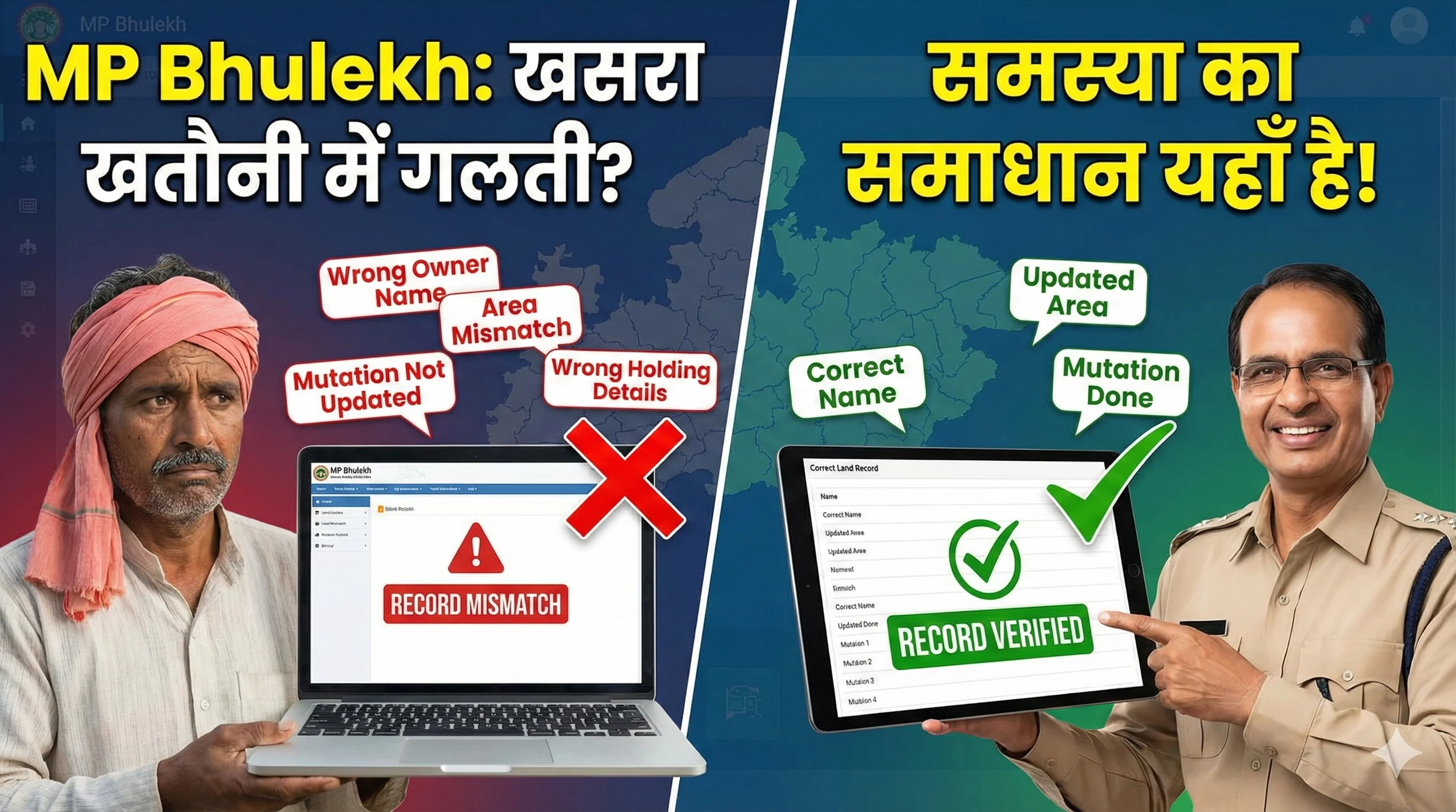 Record Correction: खसरा खतौनी में गलती को कैसे सुधारें?